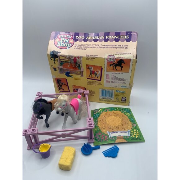 Littlest Pet Shop Vintage Zoo Arabian Prancers Playful Ponies Kenner - New - Picture 5 of 9